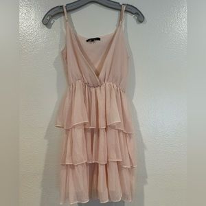Purchased from Nordstrom rack Nanette Lepore pink tiered dress